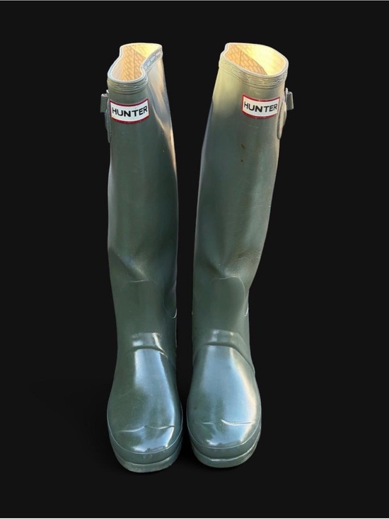 Hunter Shoes - Hunter Women's Tall Rain Boots in Green